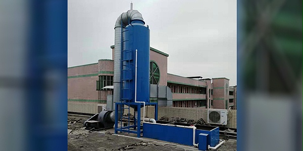 水喷淋塔可以处理有机废气吗？水喷淋塔废气处理工程案例
