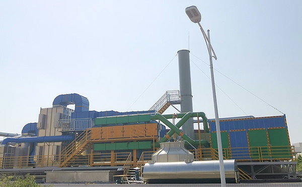 印刷厂废气处理工程（气旋混合塔+RCO催化燃烧废气处理设备）案例