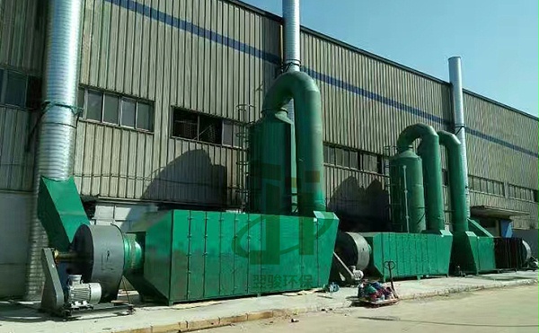 水性涂料工业废气处理方法活性炭吸附器废气处理工程