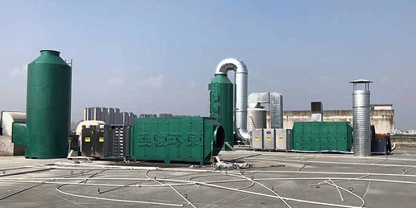 喷涂废气处理方案(水喷淋 + 干式过滤 + 双活性炭吸附)